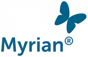 Logo Myrian_blue_papillon